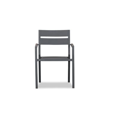 Pacifica Dining Arm Chair In Slate