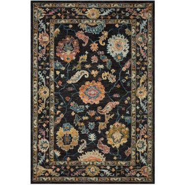 Padma Black/Multi 7'9" x 9'9" Rug