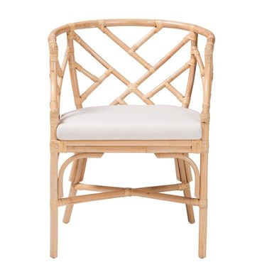Padma Natural Rattan Dining Chair In Natural