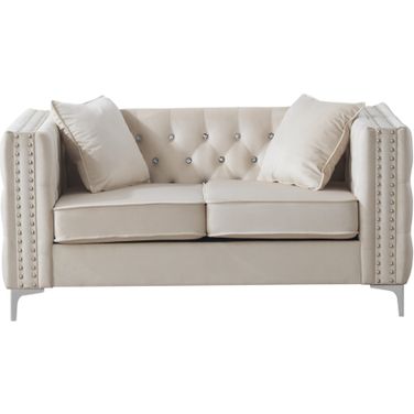 Paige Ivory Loveseat