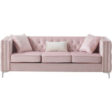 Paige Pink Sofa