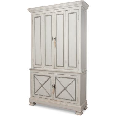 Painted Directoire Gray Style Cupboard