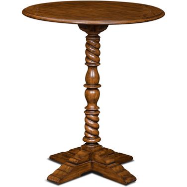 Painter's Pedestal Table In Brown
