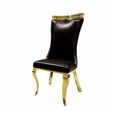 Palazzo Side Chair Set of 2 In Black
