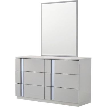 Palermo Grey Dresser And Mirror