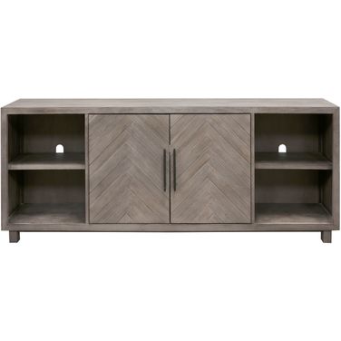Palisades 80 Inch Two Door TV Console In Gray