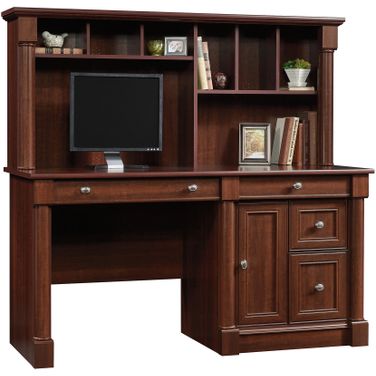 Palladia Computer Desk With Hutch In Select Cherry