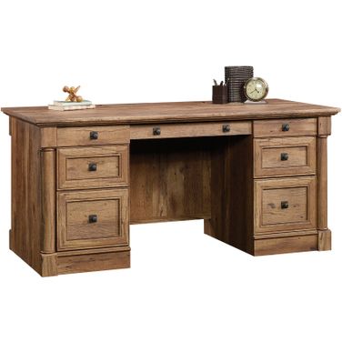 Palladia Executive Desk In Vintage Oak
