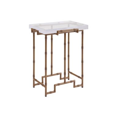 Palm Desert Accent Table In Brown