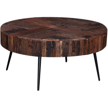 Palm Desert Modern Reclaimed Wood Coffee Table In Brown