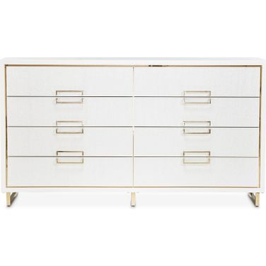 Palm Gate Dresser In Cloud White