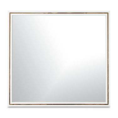 Palm Gate Wall Mirror In Cloud White