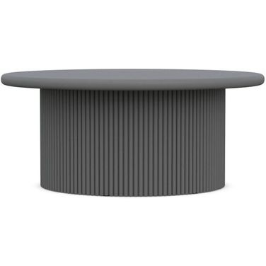 Palma 40 Inch Coffee Table In Matte Charcoal
