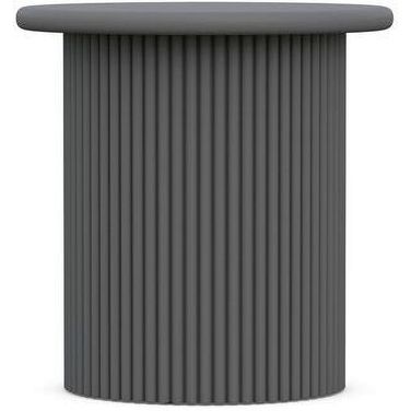 Palma Side Table In Matte Charcoal