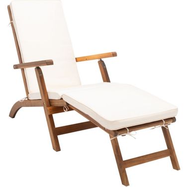Palmdale Lounge Chair in Natural and Beige