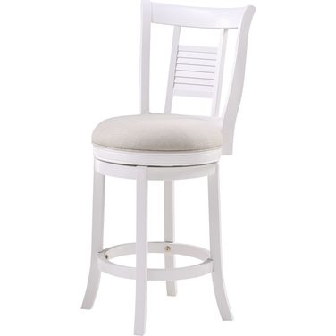 Palmer 26 Inch Swivel Stool In Antique White