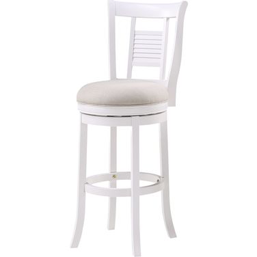 Palmer 30 Inch Swivel Stool In Antique White