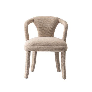 Palmer Dining Armchair In Gold Dust