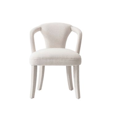 Palmer Dining Armchair In Ivory