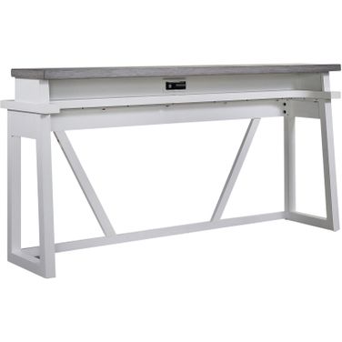 Palmetto Heights Console Bar Table In White