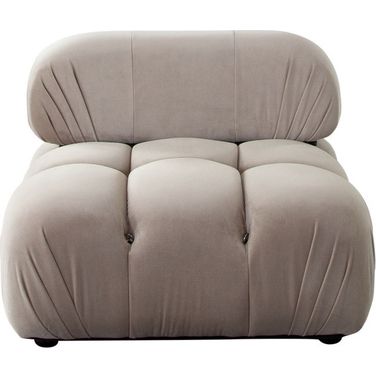 Paloma Armless Chair In Mink Tan Velvet