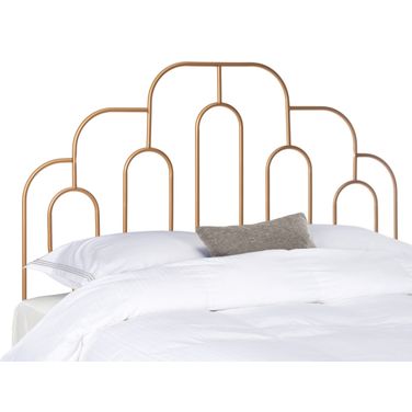 Paloma Gold Metal Full Retro Headboard