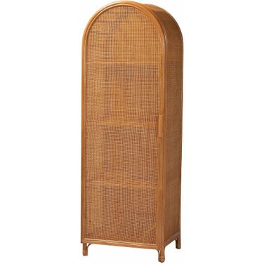 Paloma Natural Rattan Decorative Cabinet In Light Honey