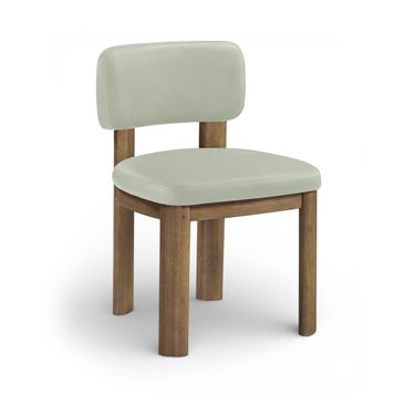 Paloma Vegan Leather Upholstered Dining Chair Set of 2 In Mint