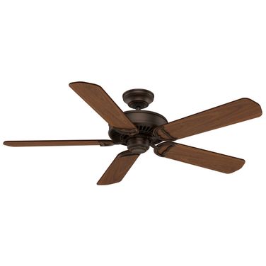 Panama 54 Inch Ceiling Fan and Wall Control In Brushed Cocoa and Walnut