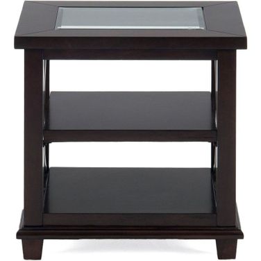Panama Brown End Table In Dark Brown