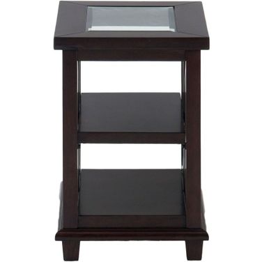 Panama Brown Small End Table In Dark Brown