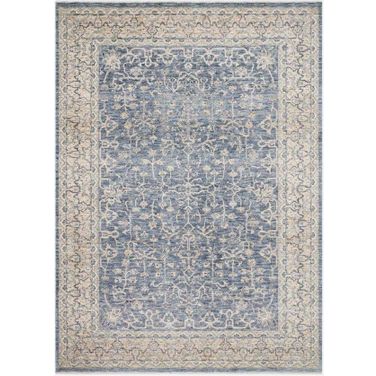 Pandora Dark Blue/Ivory 7'10" x 10' Rug