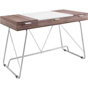 Panel Birch Office Desk