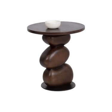 Paplo End Table In Medium Brown