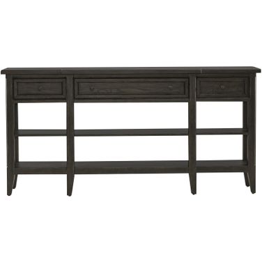 Paradise Valley Hall Console Table In Saddle Brown