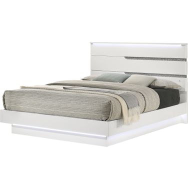 Paradox King Bed In White