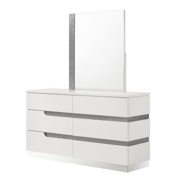 Paradox Mirror In White