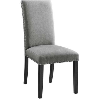 Parcel Light Gray Dining Upholstered Fabric Side Chair