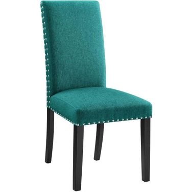 Parcel Teal Dining Upholstered Fabric Side Chair