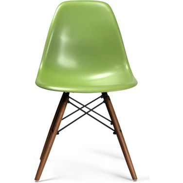 Paris-2 Side Chairs Set of 2 In Green and Wood