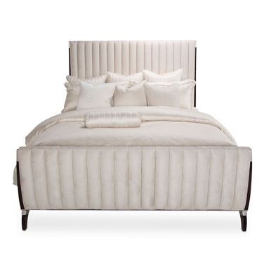 Paris Chic Eastern King Sleigh Bed In Espresso