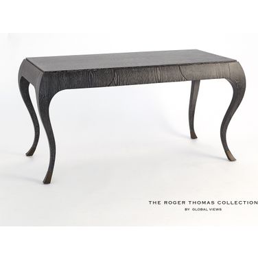 Paris Desk In Black Cerused Oak