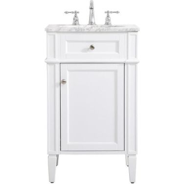 Park Avenue 21 Inch Single Bathroom Vanity In White