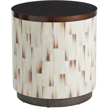 Park City Crescent Commode End Table In Corniche
