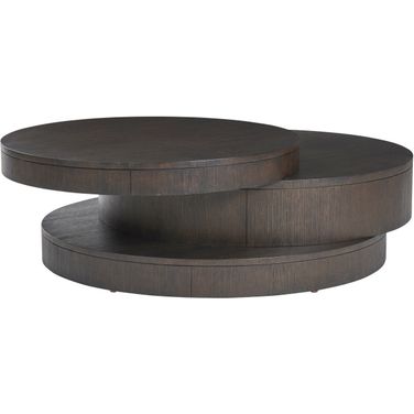 Park City Mountaineer Round Cocktail Table In Canyon