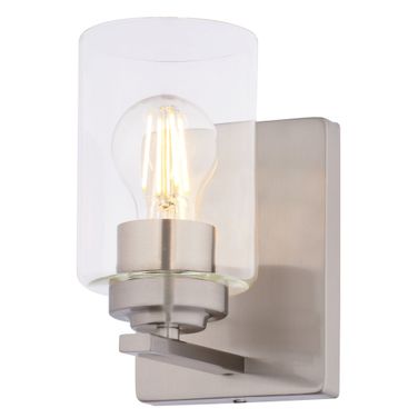 Park Ridge 5.25 Inch 1 Light Vanity In Satin Nickel