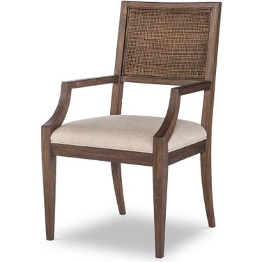 Parker Arm Chair In Dark Brown