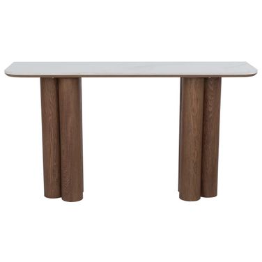 Parker Console Table In Oak and White