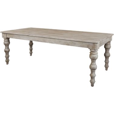 Crossings Eden 84 Inch Rectangular Dining Table In White Wash