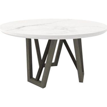 Parker House Pure Modern Dining 54 Inch Round Table With Wood Base